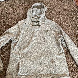 The north face sweatshirt army green accents XL